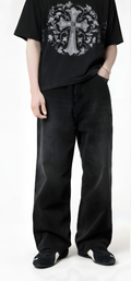 Classic Gray Baggy Denim Jeans