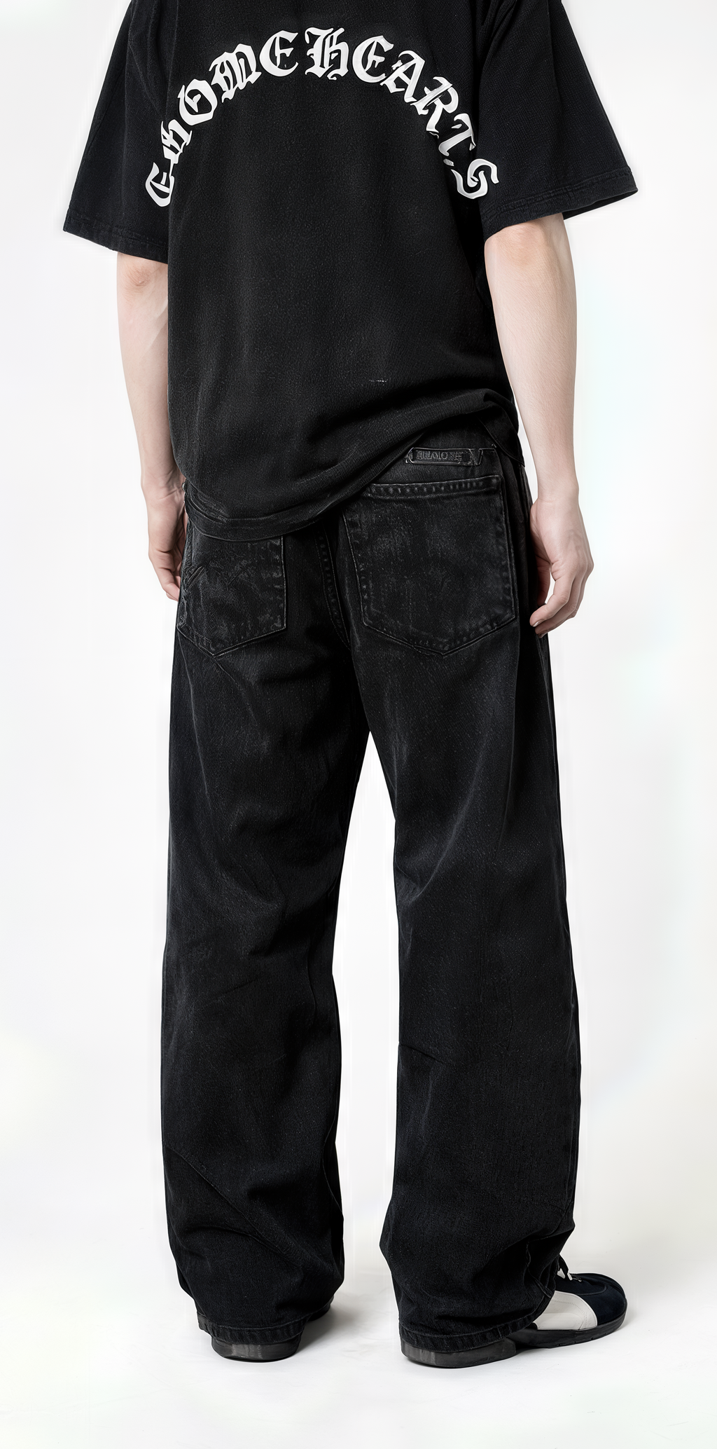 Classic Gray Baggy Denim Jeans