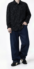 Classic Blue Baggy Denim Jeans